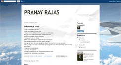 Desktop Screenshot of pranay-kr.blogspot.com