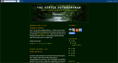 Desktop Screenshot of gentleoutdoorsman.blogspot.com