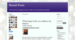 Desktop Screenshot of manaliposta.blogspot.com