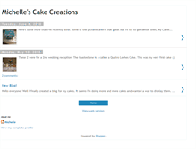 Tablet Screenshot of michellescakecreations.blogspot.com