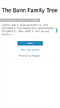 Mobile Screenshot of bunnfamilytree.blogspot.com