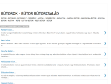 Tablet Screenshot of butorinfok.blogspot.com