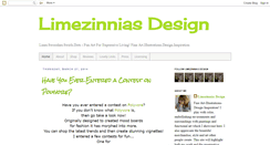 Desktop Screenshot of limezinniasdesign.blogspot.com