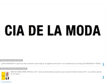 Tablet Screenshot of ciadelamoda.blogspot.com