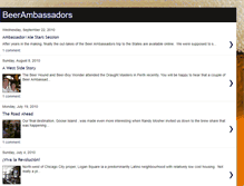 Tablet Screenshot of beerambassadors.blogspot.com