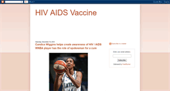 Desktop Screenshot of hiv-aids-vaccine.blogspot.com