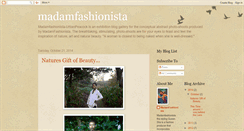 Desktop Screenshot of madamfashionista-urbanpeacock.blogspot.com