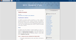 Desktop Screenshot of bio12ano.blogspot.com