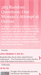 Mobile Screenshot of 365randomquestions.blogspot.com
