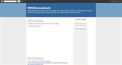 Desktop Screenshot of mmogameshack.blogspot.com