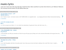 Tablet Screenshot of lyric-news.blogspot.com