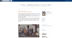 Desktop Screenshot of cubaenimpresiones.blogspot.com