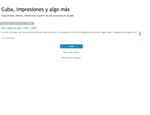 Tablet Screenshot of cubaenimpresiones.blogspot.com