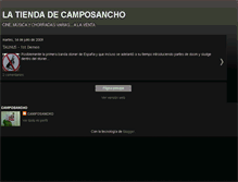 Tablet Screenshot of camposancho.blogspot.com