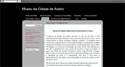 Desktop Screenshot of museucidadeaveiro.blogspot.com