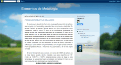 Desktop Screenshot of elementosdemetalurgiaromero.blogspot.com