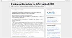 Desktop Screenshot of direitonasociedadedainformacao.blogspot.com