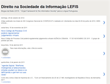 Tablet Screenshot of direitonasociedadedainformacao.blogspot.com