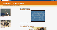 Desktop Screenshot of nayariteducacom.blogspot.com