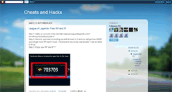 Desktop Screenshot of hackncheats.blogspot.com