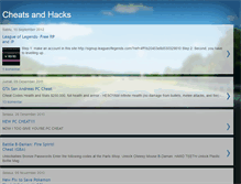Tablet Screenshot of hackncheats.blogspot.com