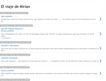 Tablet Screenshot of elviajedemirian.blogspot.com