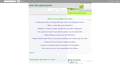 Desktop Screenshot of onlythegoodparts.blogspot.com