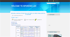 Desktop Screenshot of inforedeslan.blogspot.com