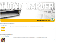 Tablet Screenshot of lloydgarver.blogspot.com