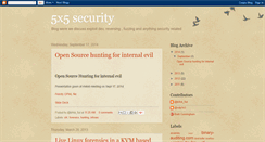 Desktop Screenshot of 5x5sec.blogspot.com
