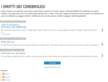 Tablet Screenshot of amicideicerebrolesi.blogspot.com