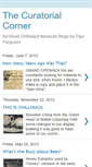 Mobile Screenshot of curatorialcorner.blogspot.com