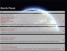 Tablet Screenshot of bioinfoplanet.blogspot.com