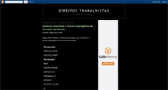 Desktop Screenshot of direitodotrabalhador.blogspot.com