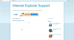 Desktop Screenshot of ie-support.blogspot.com