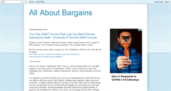 Desktop Screenshot of aboutbargains.blogspot.com