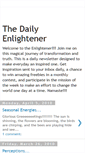 Mobile Screenshot of dailyenlightener.blogspot.com