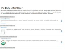 Tablet Screenshot of dailyenlightener.blogspot.com