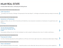 Tablet Screenshot of milanrealestate.blogspot.com
