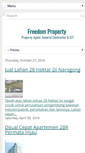 Mobile Screenshot of freedomproperti.blogspot.com