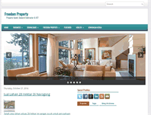 Tablet Screenshot of freedomproperti.blogspot.com