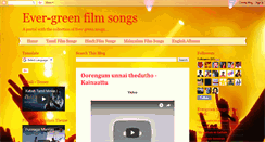 Desktop Screenshot of indianfilmsongs.blogspot.com