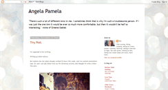 Desktop Screenshot of angelapamela.blogspot.com
