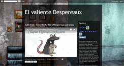 Desktop Screenshot of elvalientedespereaux.blogspot.com