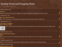 Tablet Screenshot of haulingwoodandchoppingwater.blogspot.com