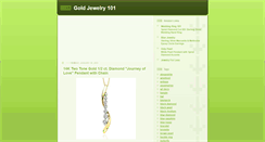 Desktop Screenshot of goldjewelry101.blogspot.com