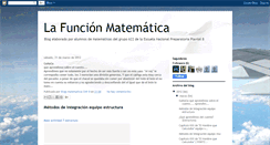 Desktop Screenshot of lafuncionmatematica.blogspot.com