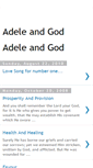 Mobile Screenshot of adeleandgod.blogspot.com