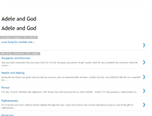 Tablet Screenshot of adeleandgod.blogspot.com