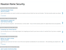 Tablet Screenshot of houston-home-security.blogspot.com